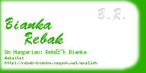bianka rebak business card